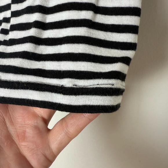 Obey Zoe Baby Ringer Black & White Stripe Tee - Picture 9 of 15